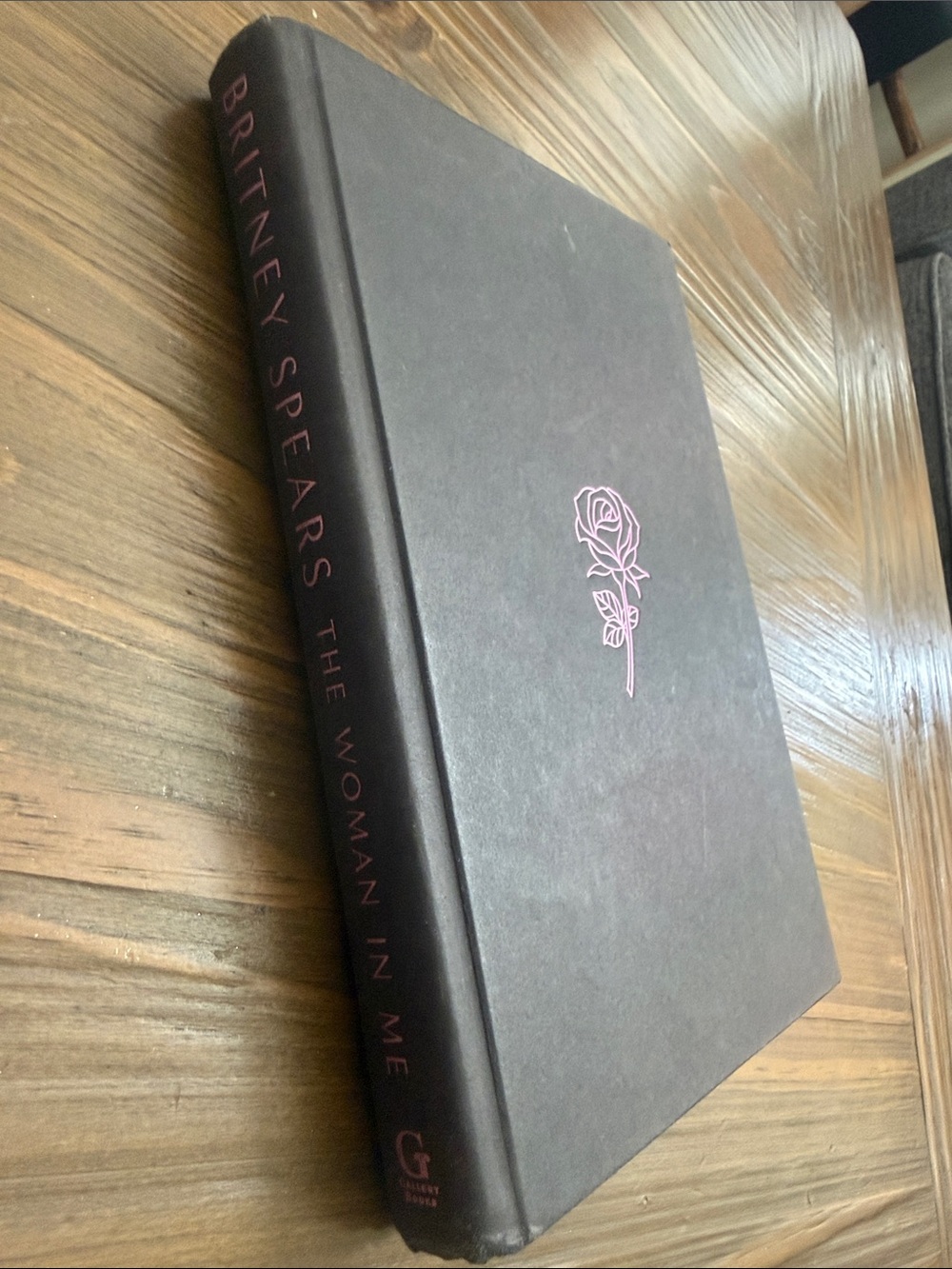 Britney Spears The Woman In Me Hardcover - Black with Pink Accent